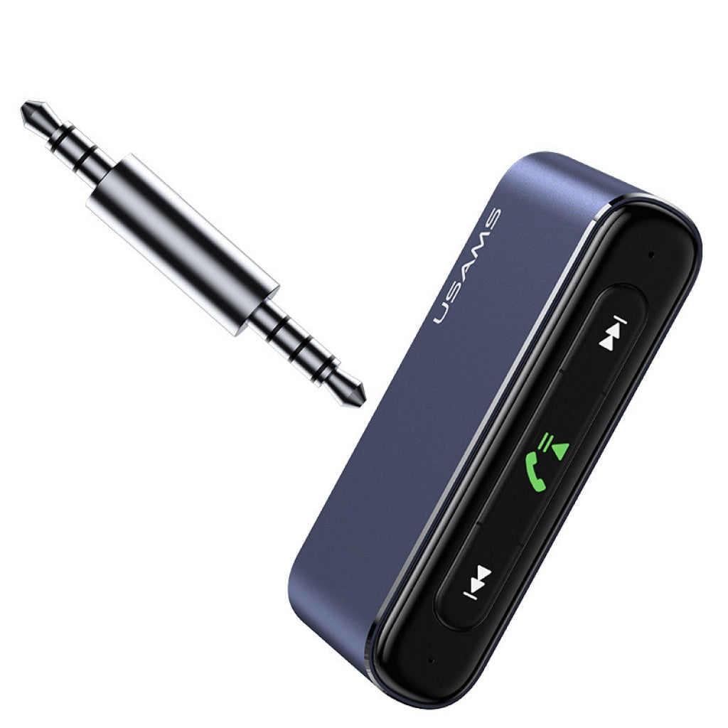 Transmisor FM / Bluetooth USB Ideal Autos Gris USAMS SJ519 3.5mm