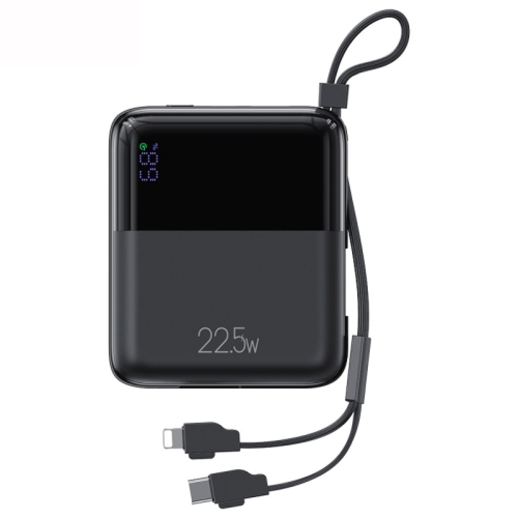 Power Bank 10.000mAh USAMS CD186 - Carga Rápida con LCD y Cordón