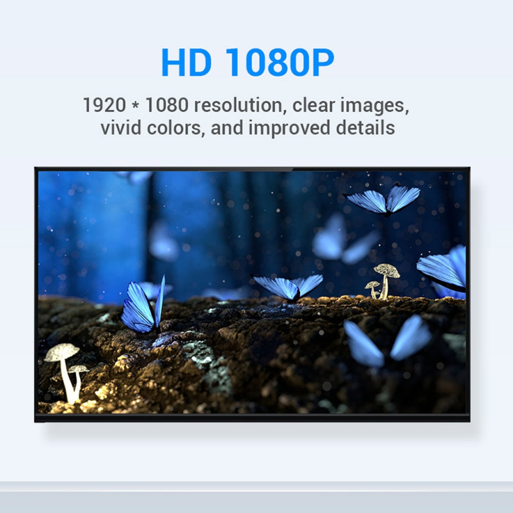 Adaptador HDMI a DVI (24+1) Hembra/Macho / Negro AILB0 Vention