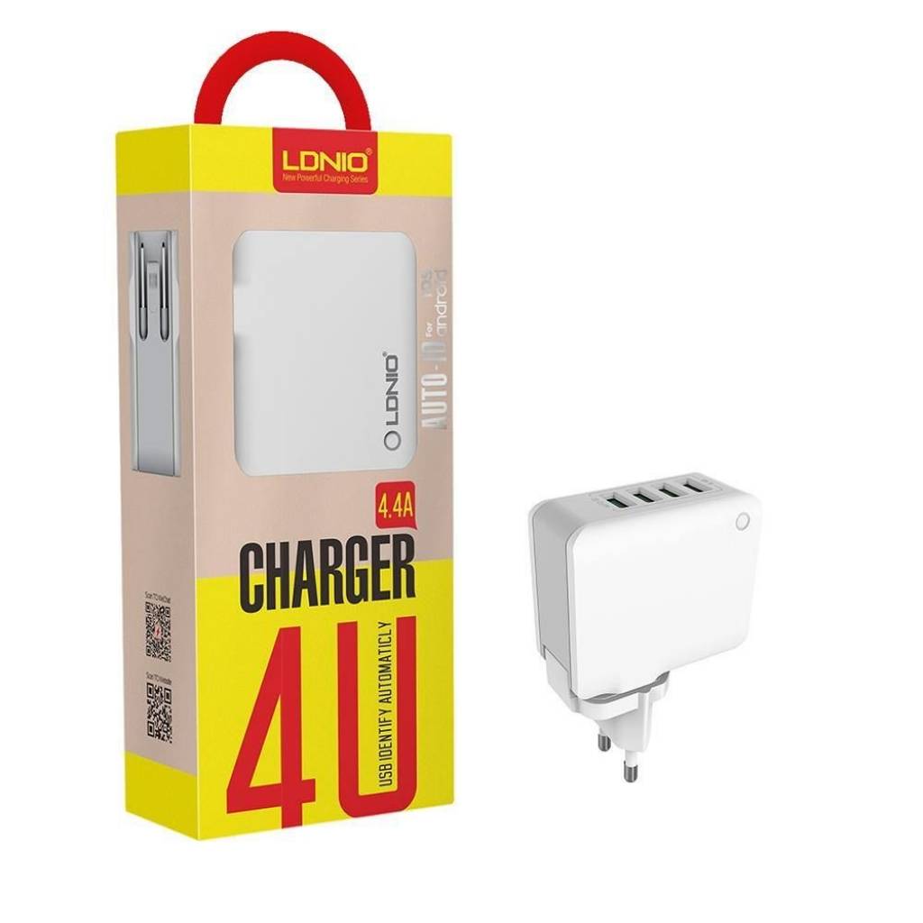 Cargador Pared 4.4A 22W con Smart IC LDNIO A4403