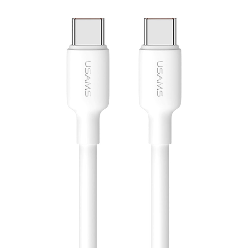Cable de Datos USAMS SJ613 U84 Tipo C a Tipo C PD 20W 1M Blanco