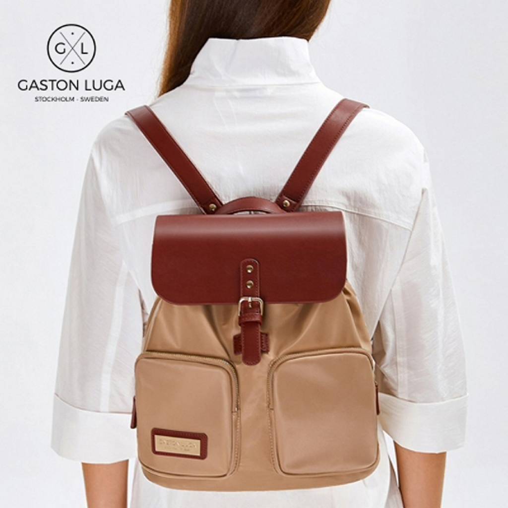 Mochila Parlan Gaston Luga 3104 Marrón/Arena A5