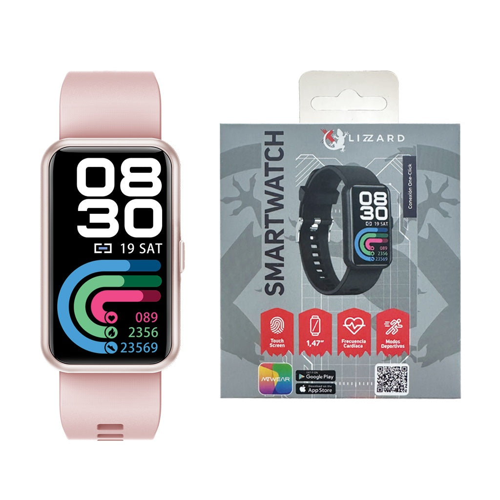 Smartwatch XZZ-SW-03/N Negro/Negro X-Lizzard