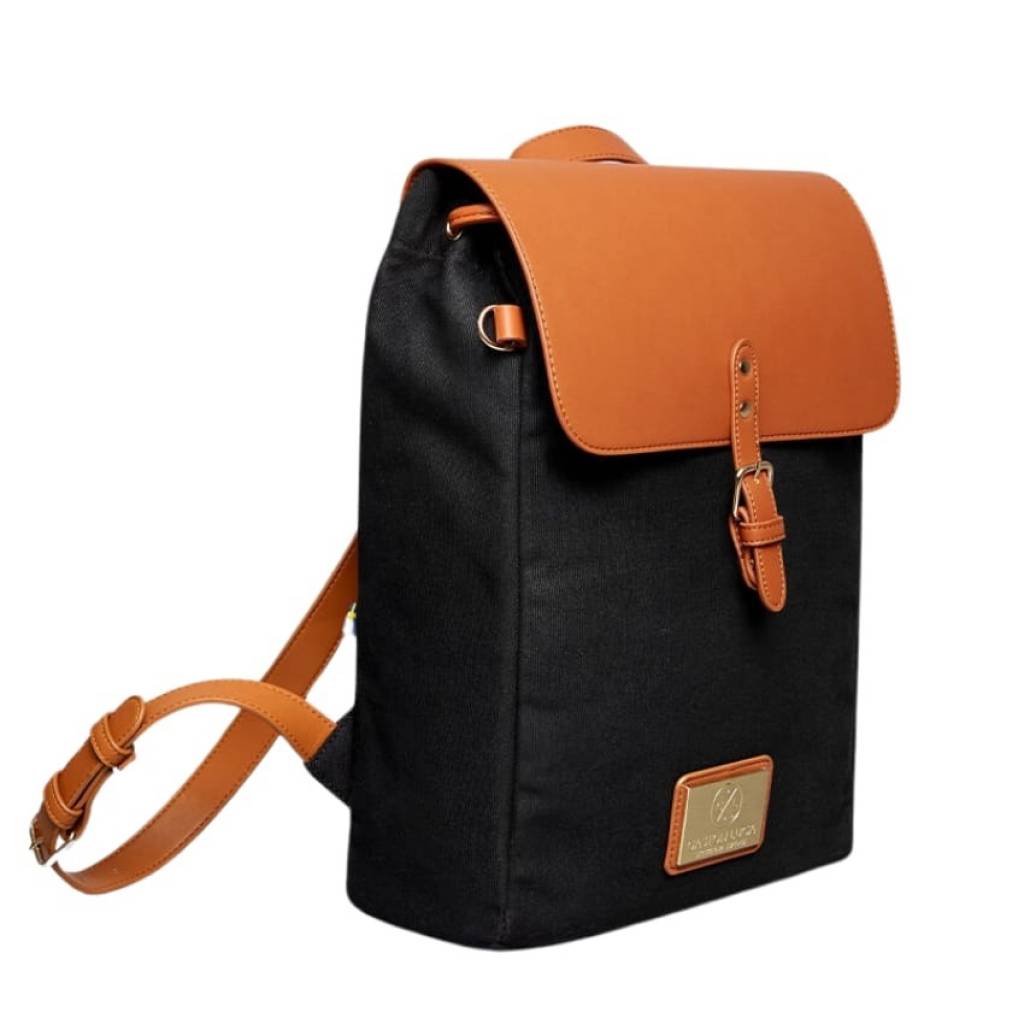 Mochila Gaston Luga Classy 2006 Negro/Marrón 13"