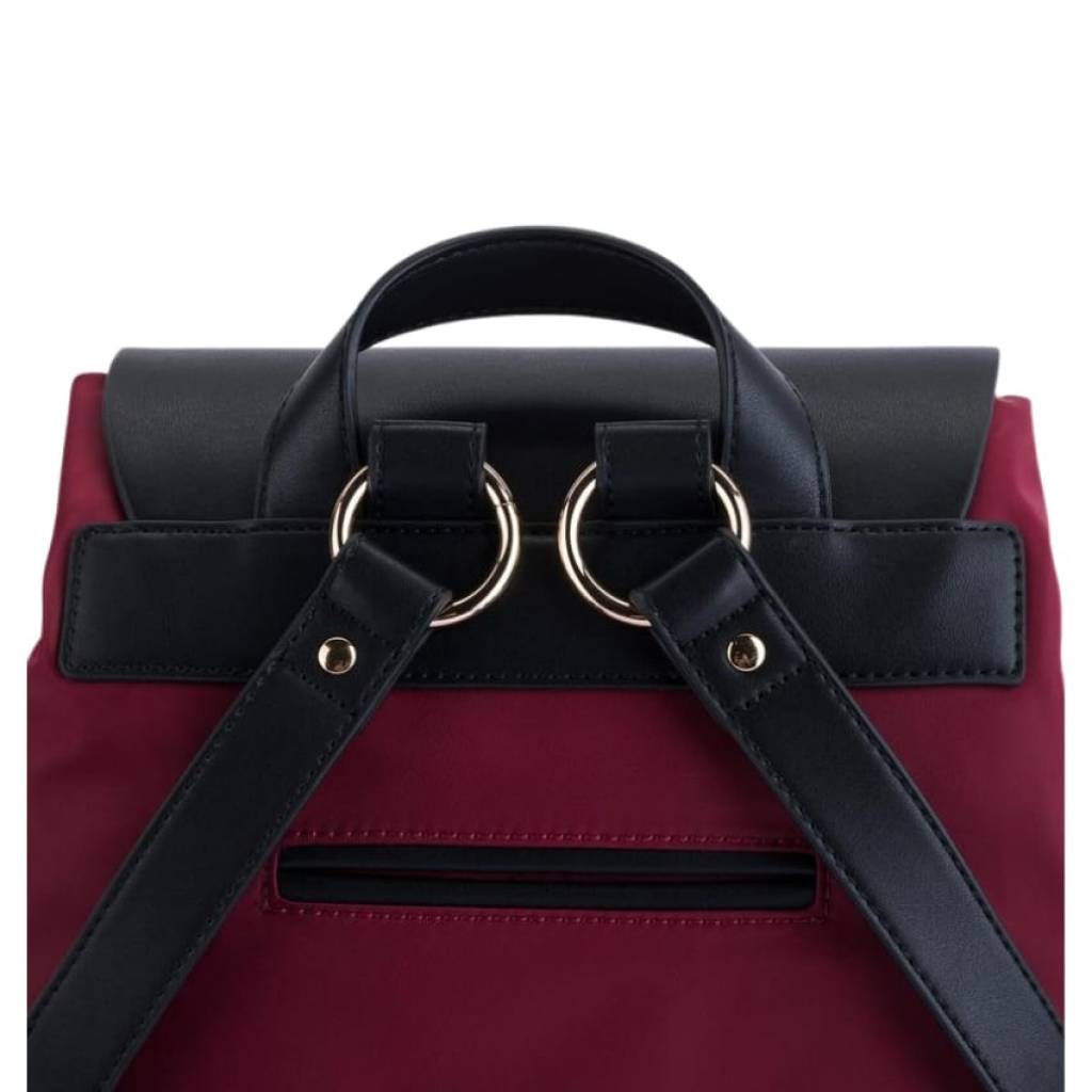 Mochila Gaston Luga Parlan 3103 Negro/Bordeaux A5