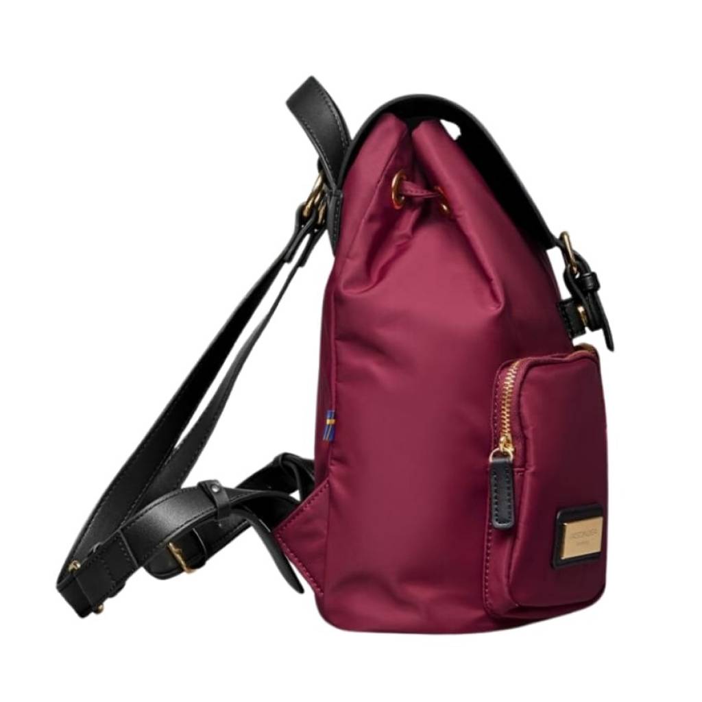 Mochila Gaston Luga Parlan 3103 Negro/Bordeaux A5
