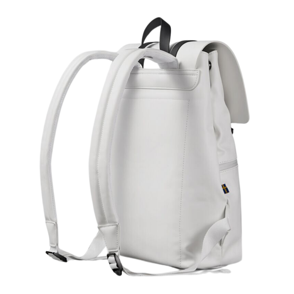 Mochila Gaston Luga Splash 8005 Blanco/Negro 13"