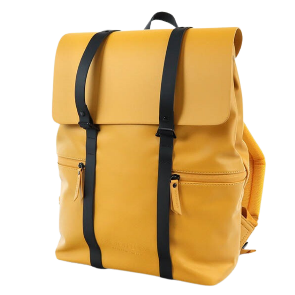 Mochila Gaston Luga Splash 8006 Amarillo/Negro 13"