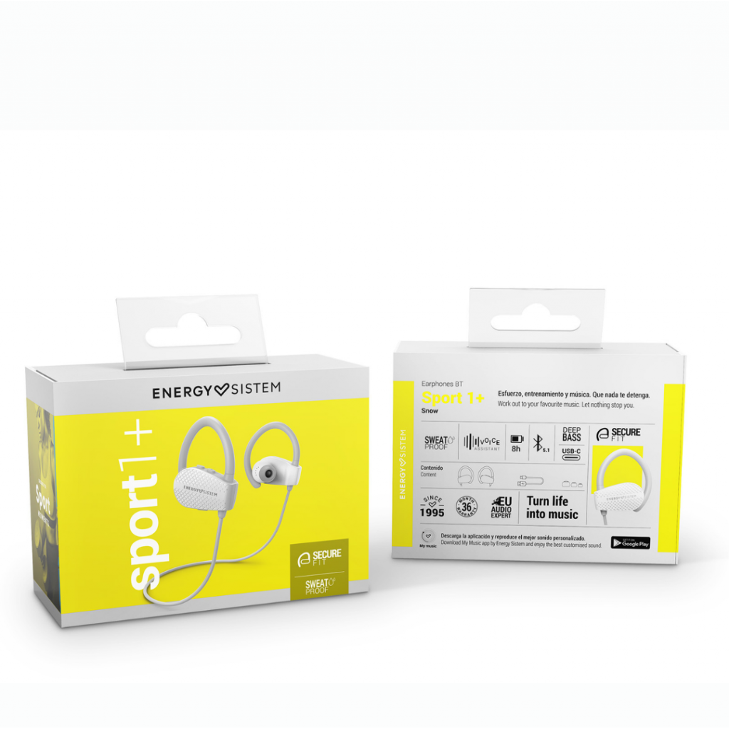 Auriculares Bluetooth Energy Sistem Sport 1 + BT