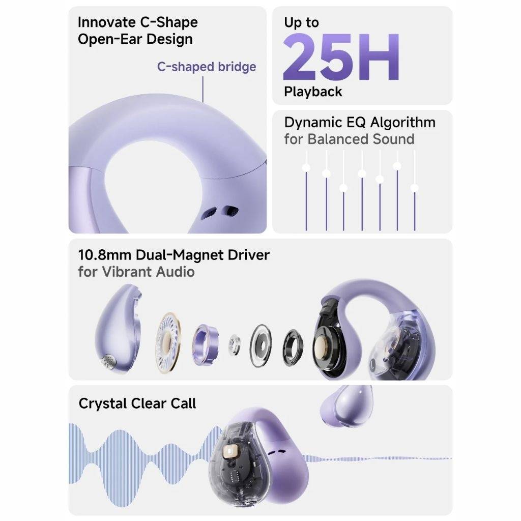 Auricular Bluetooth Crossky C30 OWS QCY By Xiaomi