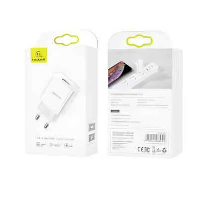 Cargador USAMS USB CC075 T18 1 USB 2.1A Sin Cable
