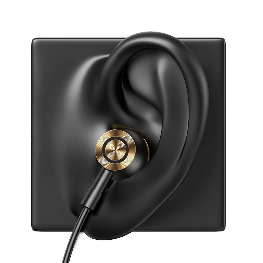 Auriculares Manos libres stereo USAMS EP-43 1 2M Verde Osc. Tipo C