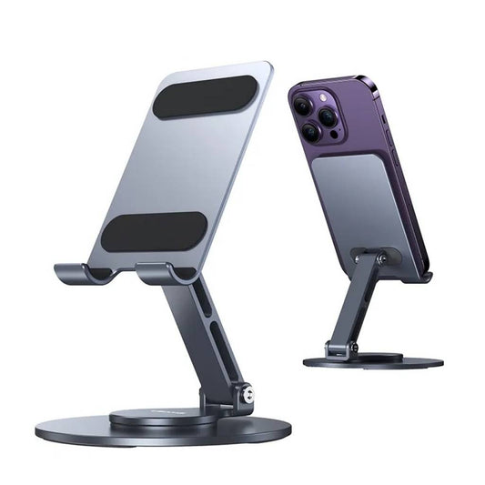 Soporte Teléfono/Tablet Plegable 360° Gris USAMS ZJ074