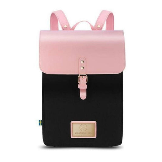 Mochila Gaston Luga Classy 2004 Negro/Rosado 13"