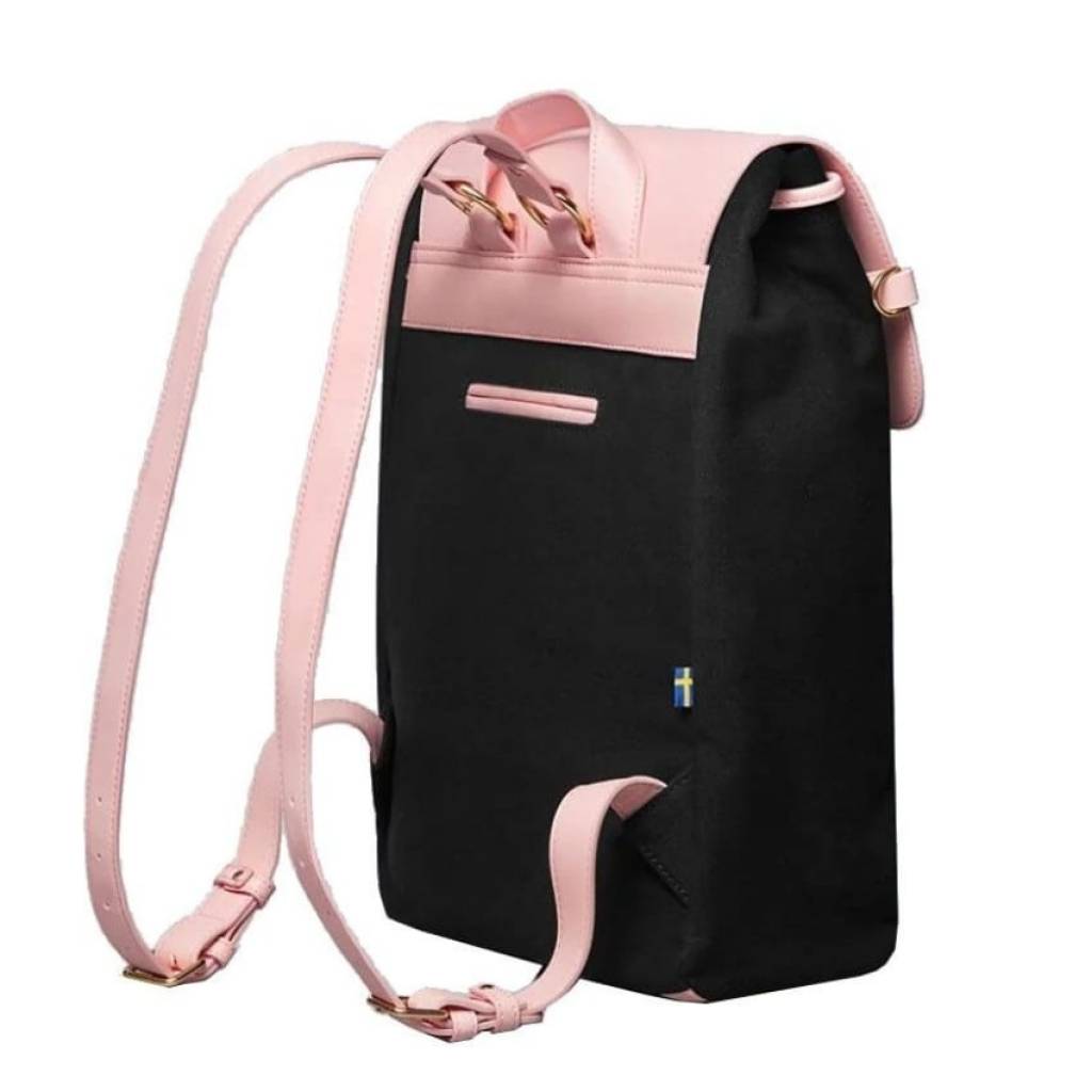 Mochila Gaston Luga Classy 2004 Negro/Rosado 13"