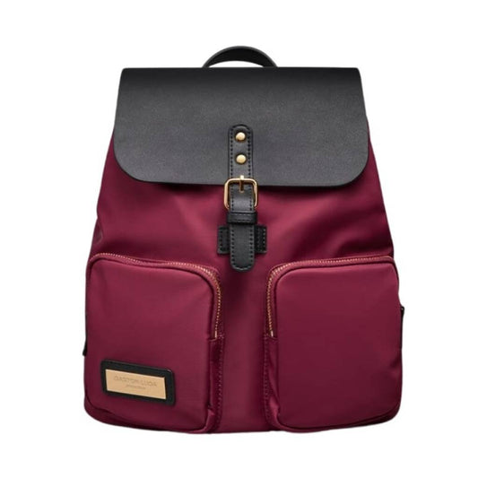 Mochila Gaston Luga Parlan 3103 Negro/Bordeaux A5