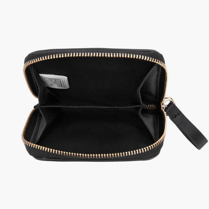 Billetera Gaston Luga Bors 7201 Negro/Dorado