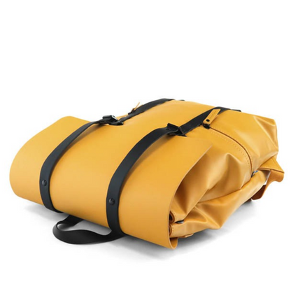 Mochila Gaston Luga Splash 8006 Amarillo/Negro 13"
