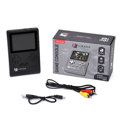 Consola Portátil XZZ-VG-02 con 6000 Juegos y Pantalla de 3.0" – X-Lizzard