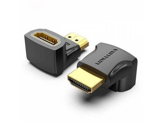Adaptador HDMI de 90 Grados Macho a Hembra Negro Vention AIOB0