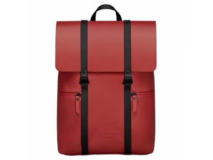 Mochila Gaston Luga Splash 8009 Rojo/Negro 13"