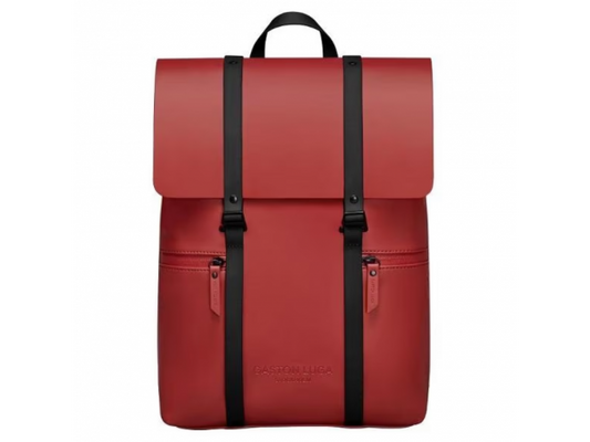 Mochila Gaston Luga Splash 8009 Rojo/Negro 13"