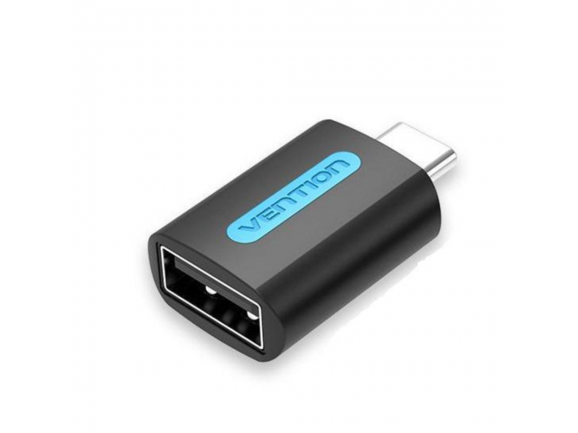 Adaptador USB-C a USB OTG 3.0 Macho/Hembra / Negro CDUB0 Vention
